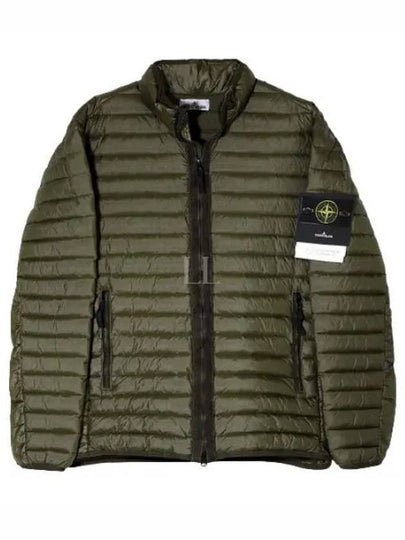 Men's Wappen Patch Padded Jacket Khaki - STONE ISLAND - BALAAN 2