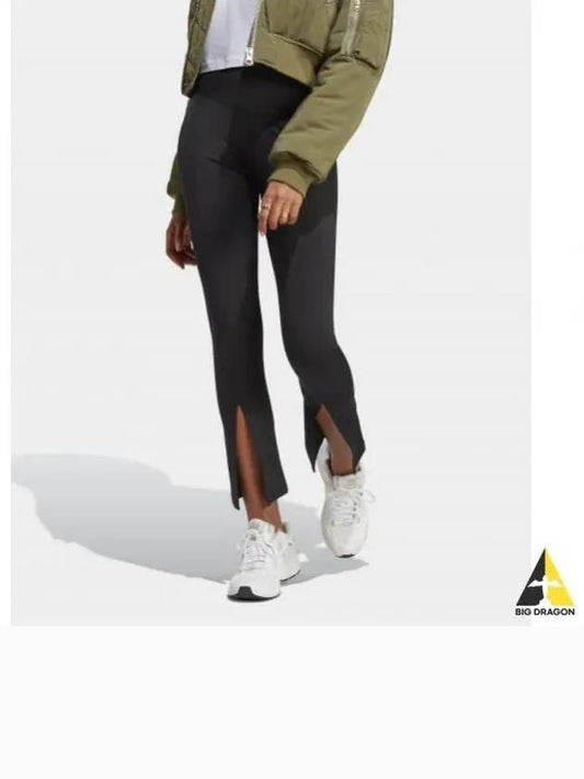 adidas open hem leggings black IB7304 - ADIDAS - BALAAN 1