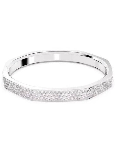 Dextera Octagon Shape Bangle Bracelet Silver - SWAROVSKI - BALAAN 2