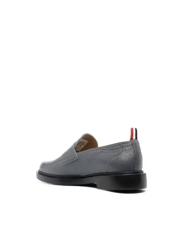 Classic Leather Penny Loafers Grey - THOM BROWNE - BALAAN 4