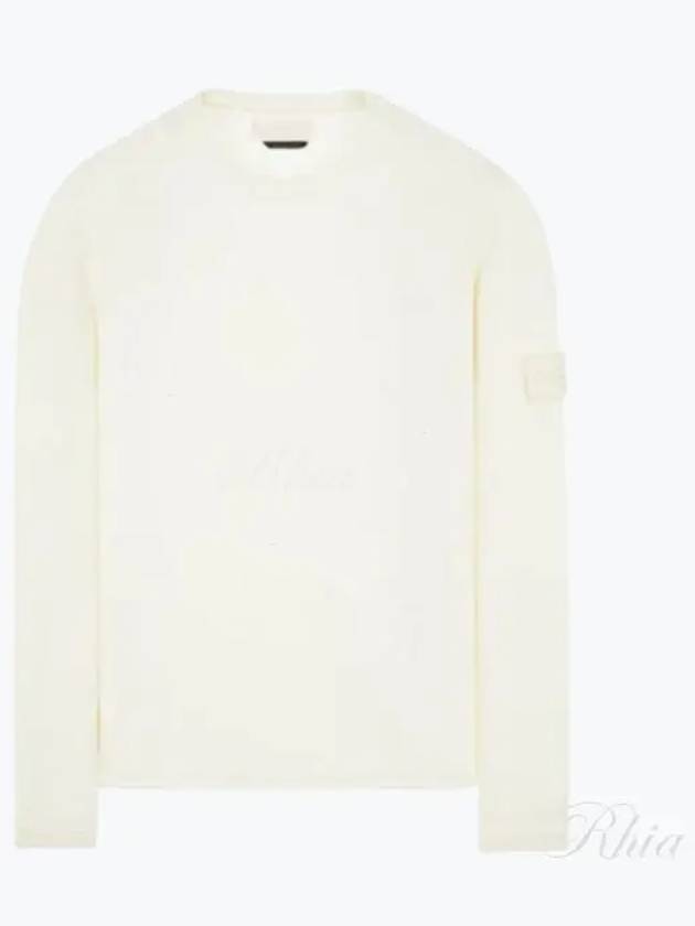 Ghost Piece Knit Top White - STONE ISLAND - BALAAN 2