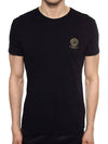 Men's Logo Medusa Cotton Short Sleeve T-Shirt Black - VERSACE - BALAAN 2