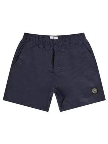 Pocket Swim Shorts Navy - STONE ISLAND - BALAAN 1