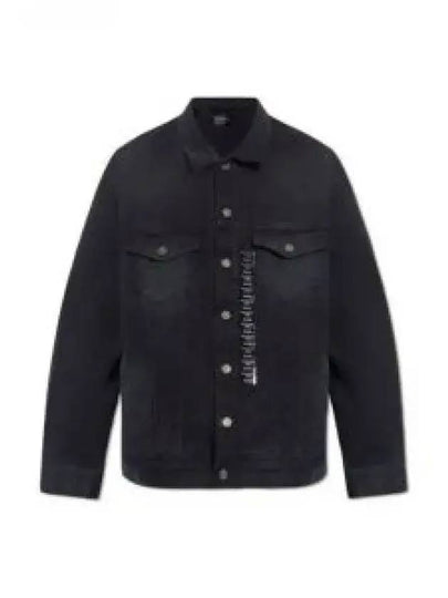 Applique Denim Jacket Black - BALENCIAGA - BALAAN 2