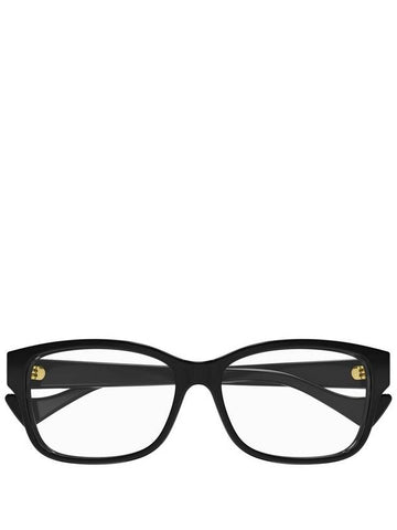 Eyewear Rectangular Acetate Eyeglasses Black - GUCCI - BALAAN 1