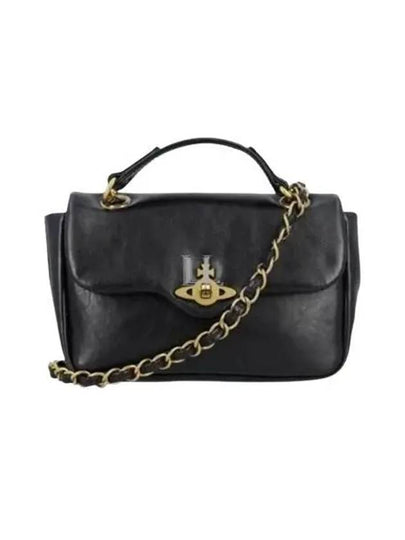 Anita Chain Shoulder Bag Black - VIVIENNE WESTWOOD - BALAAN 2