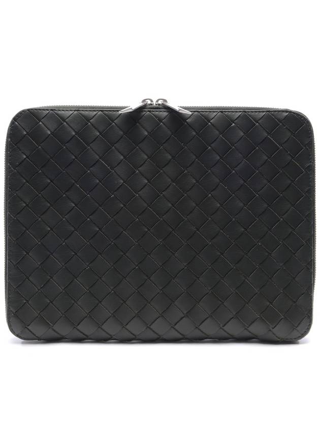 Classic Intrecciato Zipper Clutch Bag Camping - BOTTEGA VENETA - BALAAN 2