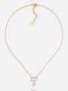 Petit CD Crystals Necklace Gold - DIOR - BALAAN 2