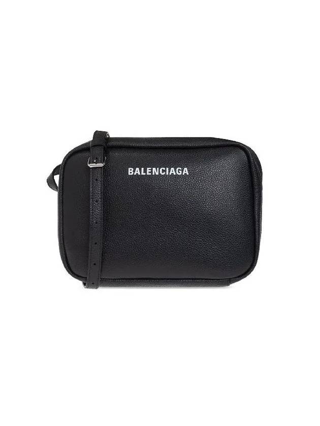 Grained Calfskin Everyday Medium Camera Crossbody Bag Black - BALENCIAGA - BALAAN 3