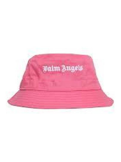 Classic Logo Bucket Hat Pink - PALM ANGELS - BALAAN 2