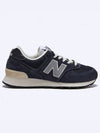 574 Low Top Sneakers Premium Hard Navy - NEW BALANCE - BALAAN 2