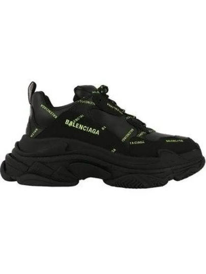 All Over Triple S Low Top Sneakers Black - BALENCIAGA - BALAAN 2