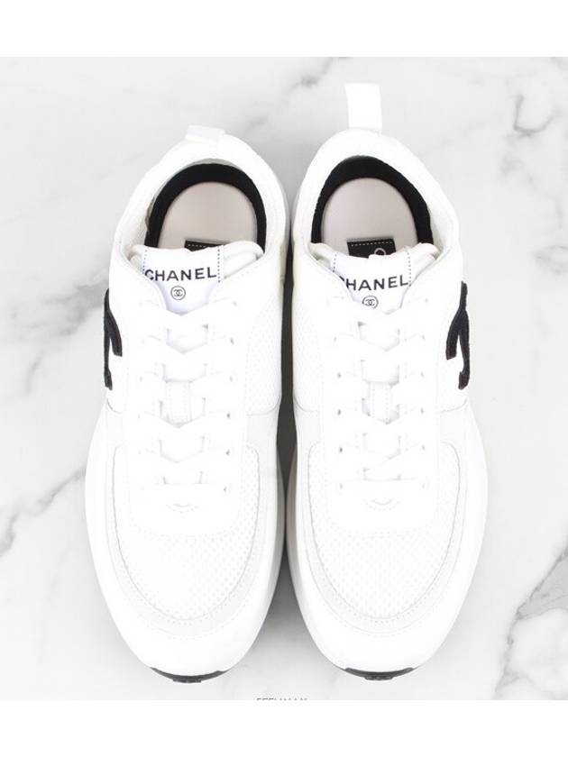 CC logo mesh suede sneakers 41 260 - CHANEL - BALAAN 9