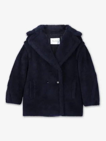 Olga Double Coat Navy - MAX MARA - BALAAN 1