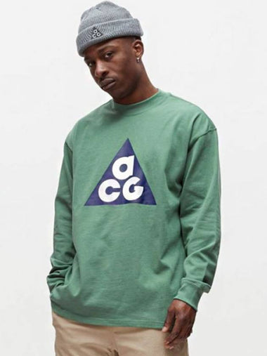 01DC4080330ACGNRG Big Logo Long Sleeve TShirtTeal Green - NIKE - BALAAN 1