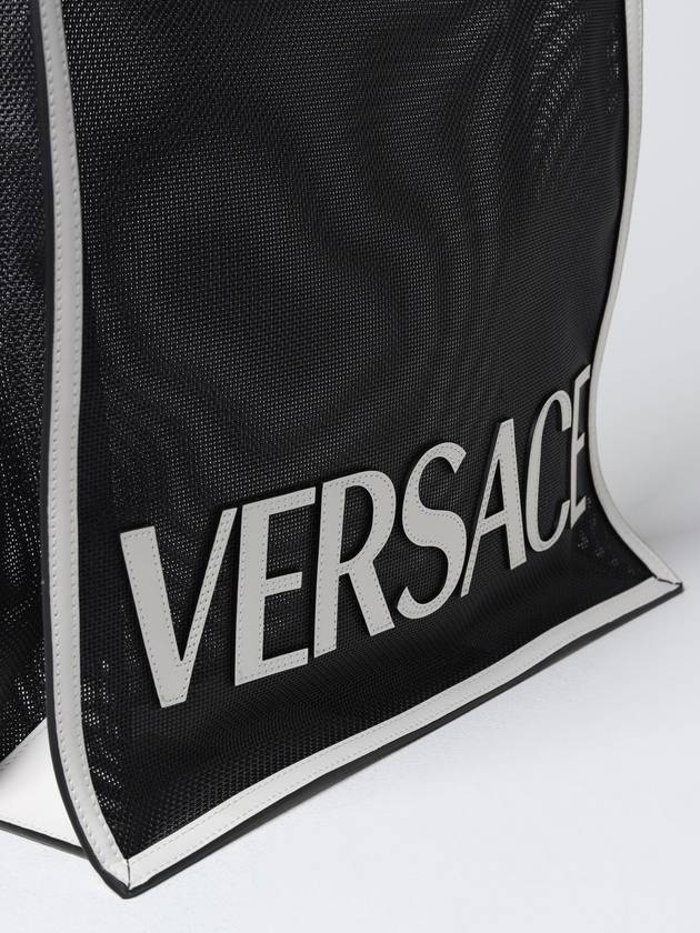 Borsa Versace in tessuto a rete e pelle - VERSACE - BALAAN 3