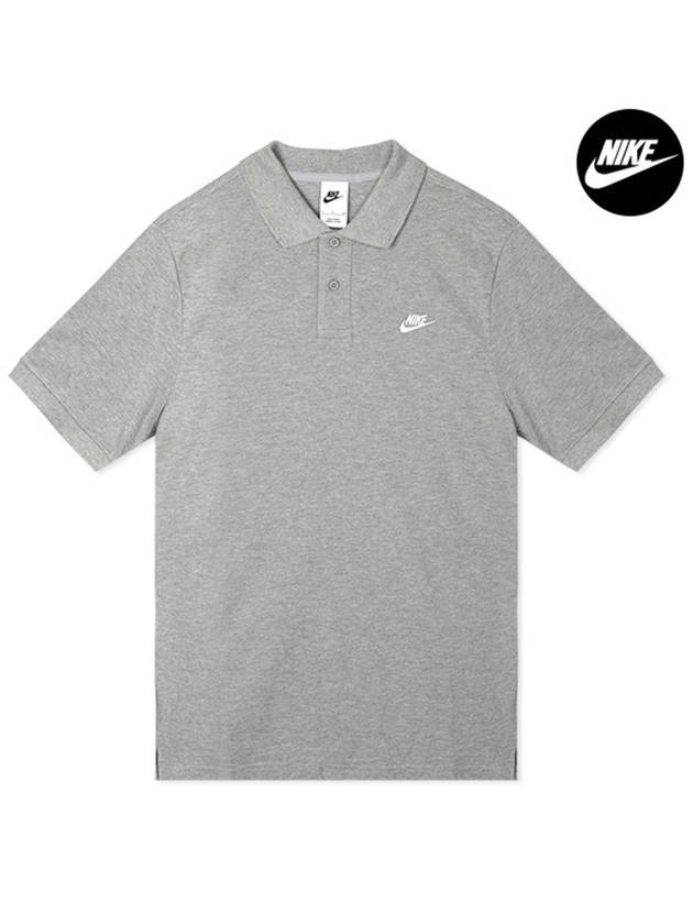 Classic Polo Pique Men s Collar Short Sleeve T Shirt FN3894 063 - NIKE - BALAAN 1