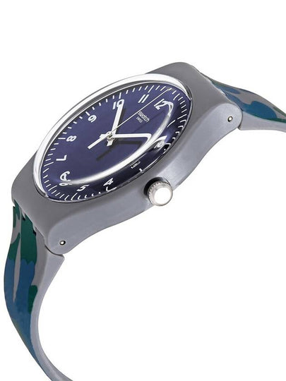 Swatch Camougreen Quartz Blue Dial Men's Watch SUOM400 - SWATCH - BALAAN 2