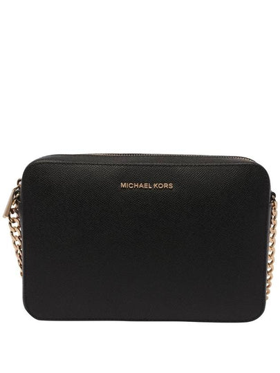 Jet Set Large Saffiano Cross Bag Black - MICHAEL KORS - BALAAN 2