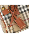 Check Mini Bowling Bag Archive Beige Briar Brown - BURBERRY - BALAAN 6