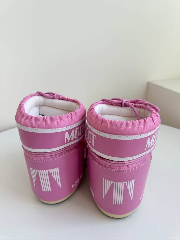 Icon Low Nylon Snow Boots Pink - MOON BOOT - BALAAN 8