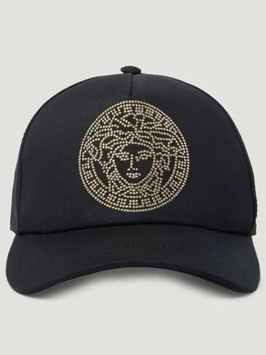 Stud Medusa Baseball Ball Cap Black - VERSACE - BALAAN 2