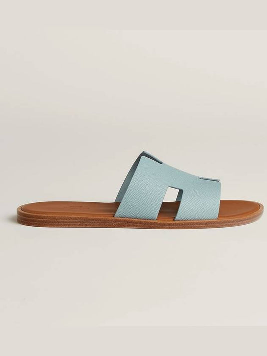 Izmir Sandals Calfskin Sky Blue Multi - HERMES - BALAAN 2