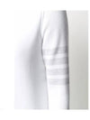 Classic sweater short dress white - THOM BROWNE - BALAAN 4