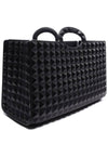 Men's Le Troisieme Studded Tote Bag Black - VALENTINO - BALAAN 4