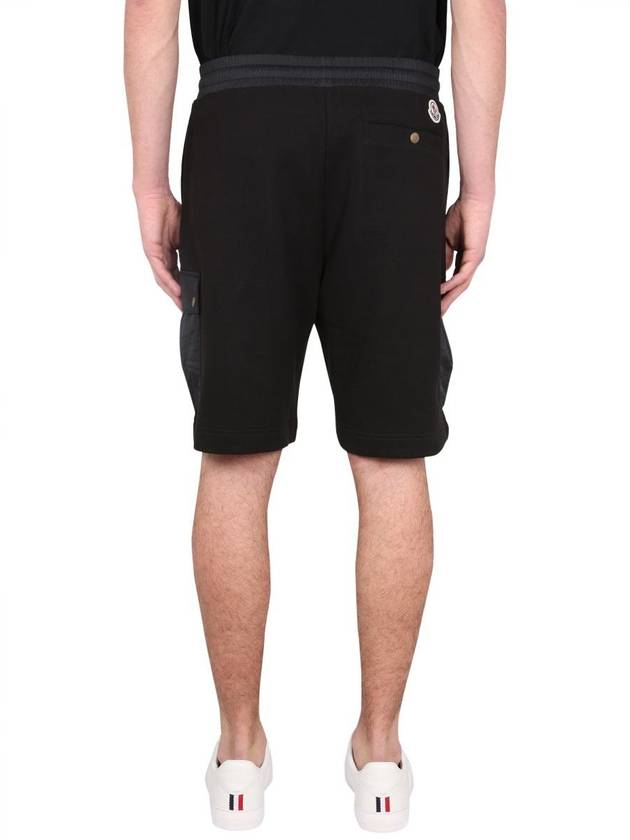 Moncler Cotton Bermuda Shorts - MONCLER - BALAAN 4