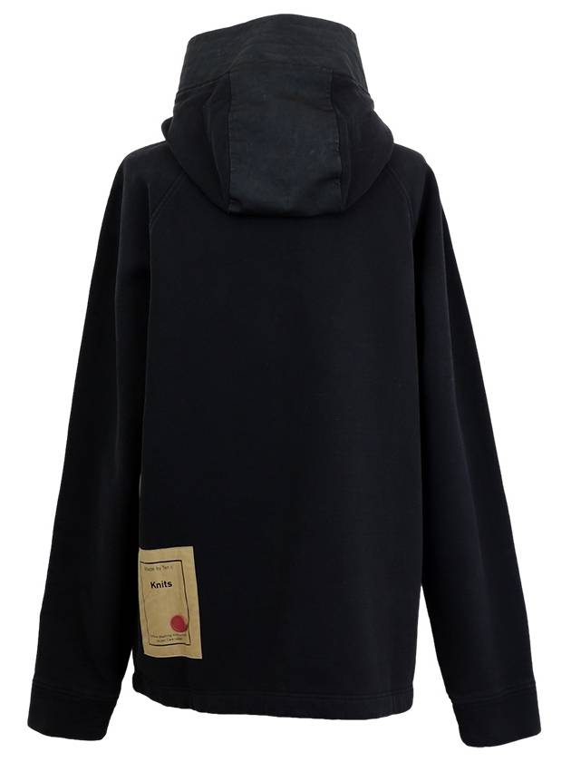 Snap Pocket Hooded Anorak Black - TEN C - BALAAN 3