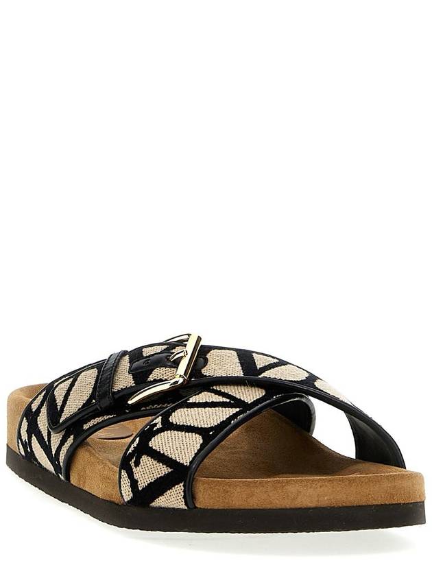 Valentino Garavani Valentino Garavani 'Toile Iconographe' Sandals - VALENTINO - BALAAN 2