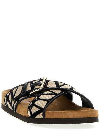 Valentino Garavani Valentino Garavani 'Toile Iconographe' Sandals - VALENTINO - BALAAN 2