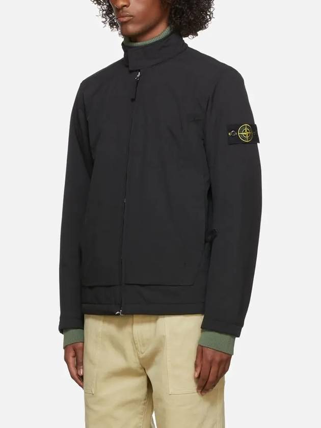 Soft Shell-R Primaloft Insulation Zip-up Jacket Black - STONE ISLAND - BALAAN 4