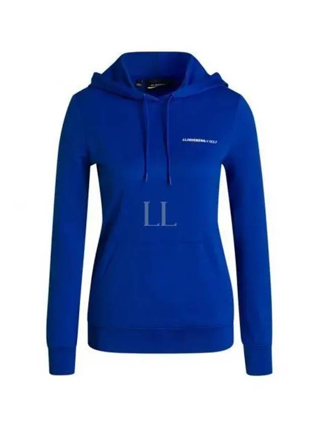 Vice Logo Relaxed Fit Hoodie Blue - J.LINDEBERG - BALAAN 2