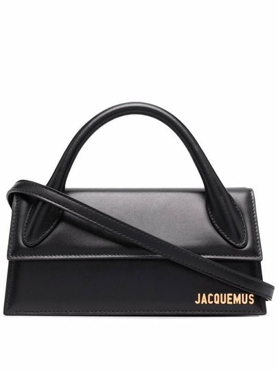 Le Chiquito Leather Tote Bag Black - JACQUEMUS - BALAAN 2