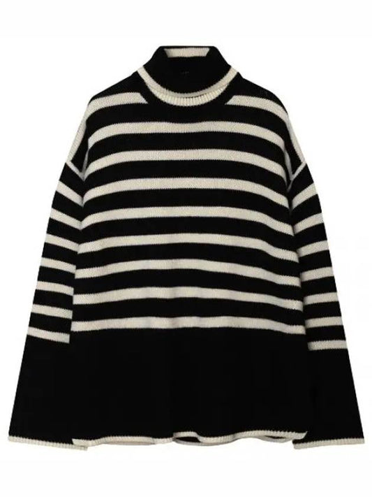 signature striped turtleneck knit women - TOTEME - BALAAN 1