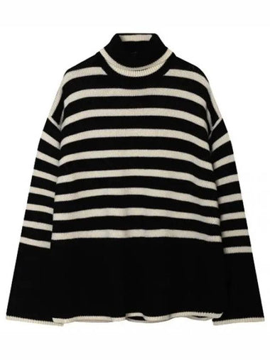 Signature striped turtleneck knit - TOTEME - BALAAN 1