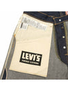 Original Fit Selvedge Cotton Jeans Black - LEVI'S - BALAAN 8