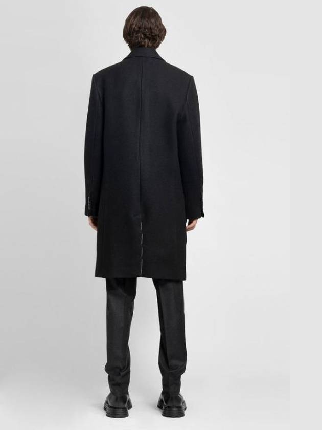 Two Button Wool Single Coat Black - AMI - BALAAN 6