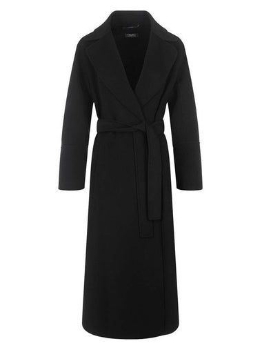 Elisa Virgin Wool Single Coat Black - S MAX MARA - BALAAN 1