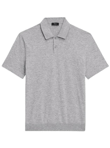 Goris Polo Shirt Light Grey - THEORY - BALAAN 1