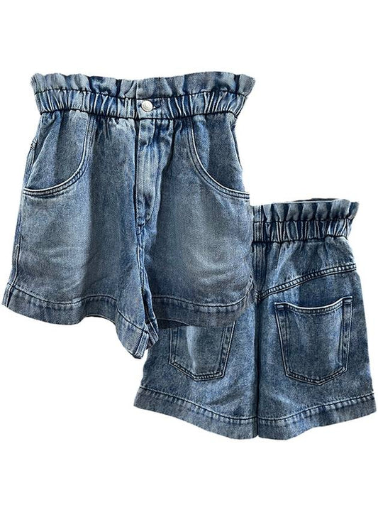 Titea Denim Shorts Light Blue - ISABEL MARANT ETOILE - BALAAN 2