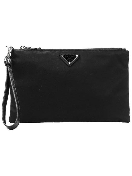 2NH004 2DMH NERO Men s Pouch Bag - PRADA - BALAAN 1