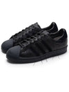 Superstar Leather Low Top Sneakers Black - Y-3 - BALAAN 2