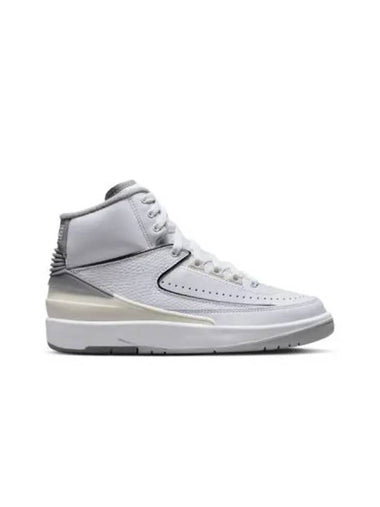 Jordan Air 2 Retro BIG KIDS White and Cement Gray - JORDAN - BALAAN 1