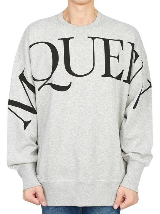 Logo Print Sweatshirts Grey - ALEXANDER MCQUEEN - BALAAN 2