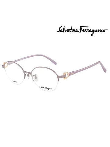 Ferragamo Glasses Frame SF2544RA 531 Round Titanium Women s - SALVATORE FERRAGAMO - BALAAN 1