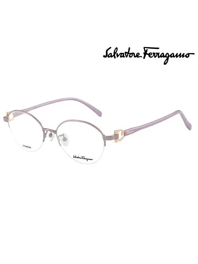 Ferragamo Glasses Frame SF2544RA 531 Round Titanium Women s - SALVATORE FERRAGAMO - BALAAN 2