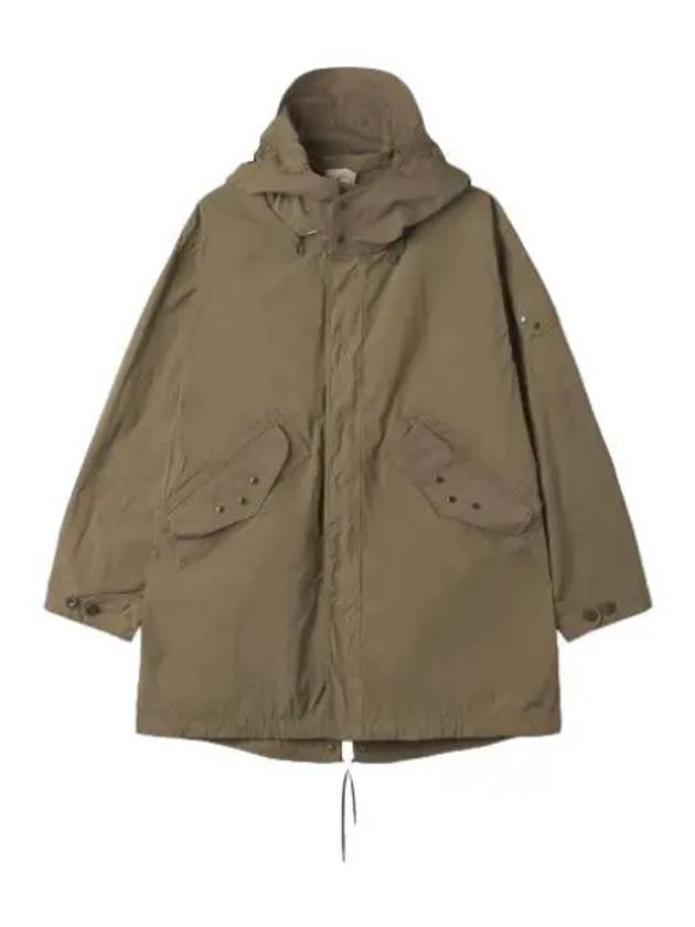 Mid Layer Parka Khaki Jacket Jumper - TEN C - BALAAN 1